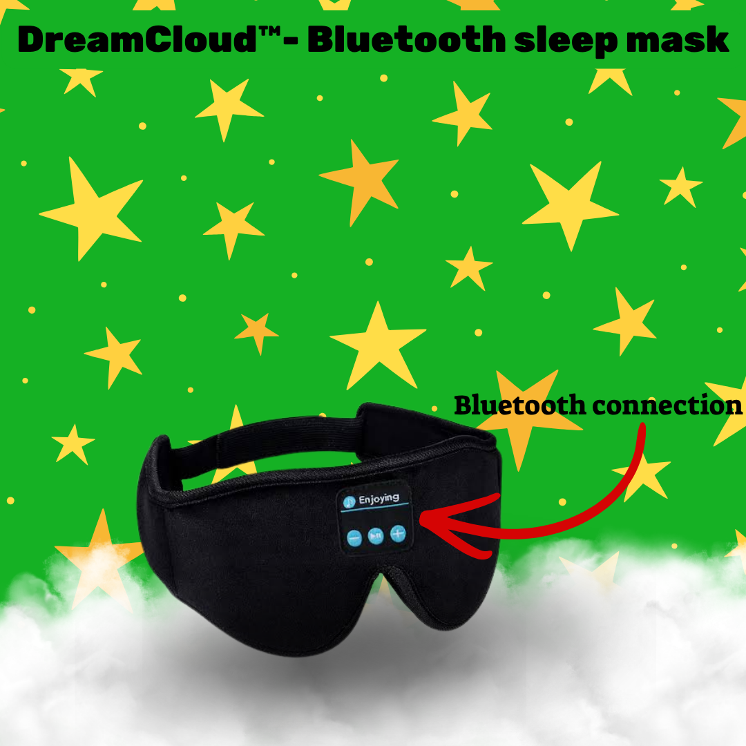 .DreamCloud™- The soft Bluetooth sleep mask for peaceful, comfortable sleep